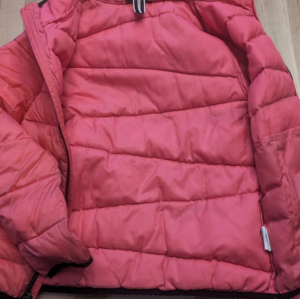Under Armour Pink Kids Coral Puffer Jacket Loose Fit YMD/JM/M - Picture 8 of 10